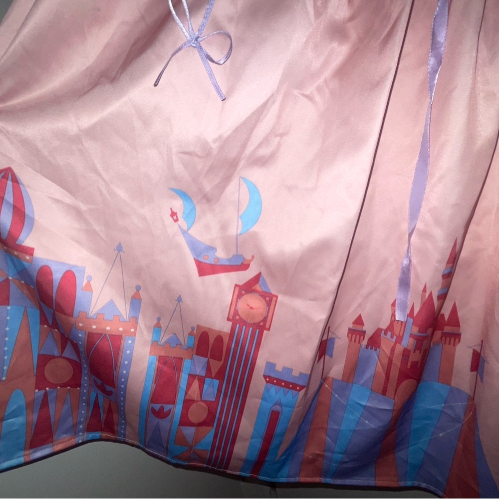 Her Universe Pink and Purple Castle Midi Dress - Picture 4 of 5